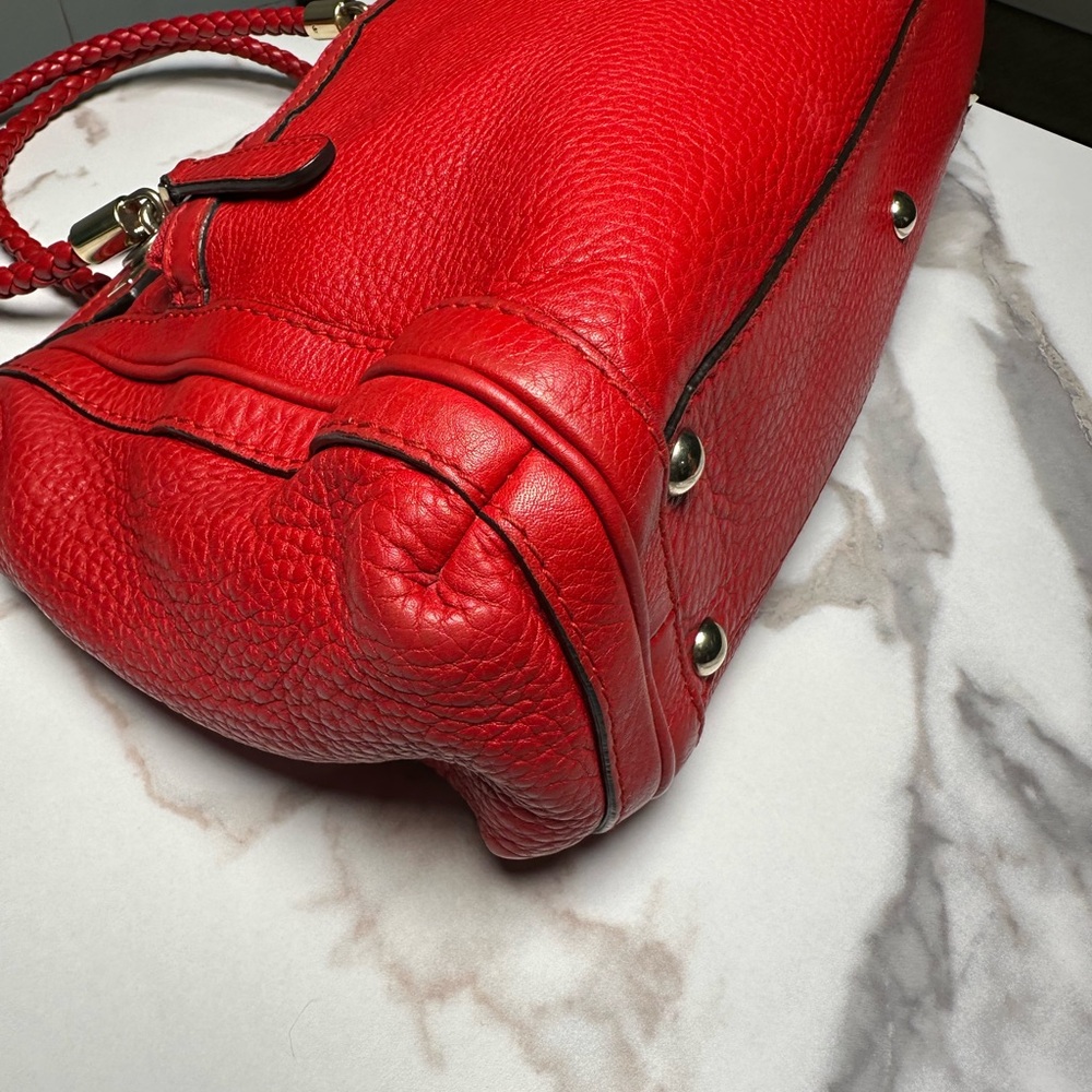 SOLD ❌ Gucci Red Leather 2 Way Bag - Picture 12 of 15